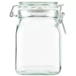 Słoik szklany 750 ml zamykany na klamrę Słoik szklany 750 ml zamykany na klamrę