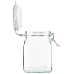 Słoik szklany 750 ml zamykany na klamrę Słoik szklany 750 ml zamykany na klamrę