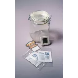 Panda Curring Jar - Słoik do dojrzewania ziół 750 ml (integra boost, higrometr)