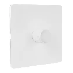 VERTICANA® WALL DIMMER 1-WAY WHITE - biały ściemniacz ścienny, pojedynczy
