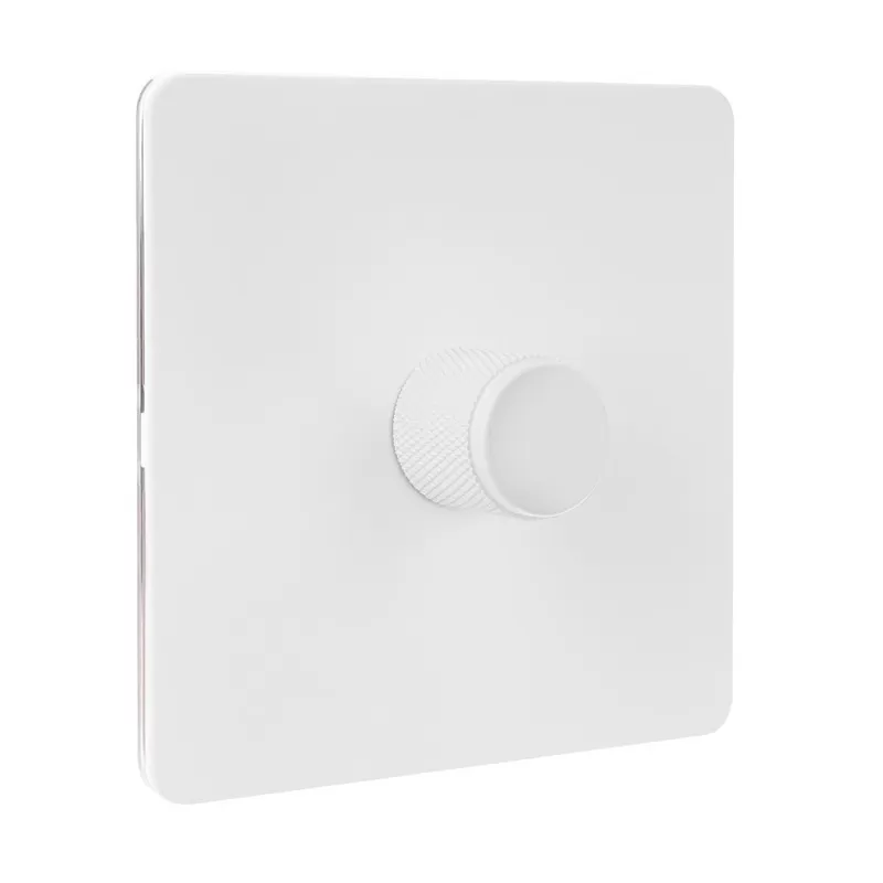 VERTICANA® WALL DIMMER 1-WAY WHITE - biały ściemniacz ścienny, pojedynczy