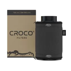 Croco Filters Black 230-350 m³/h fi 125mm - filtr węglowy do neutralizacji zapachów