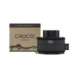 Croco Filters Black 80-120 m³/h fi 100mm - filtr węglowy do neutralizacji zapachów Croco Filters Black 80-120 m³/h fi 100mm - filtr węglowy do neutralizacji zapachów