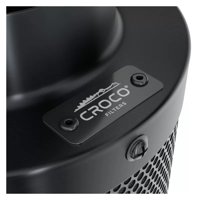 Croco Filters Black 80-120 m³/h fi 100mm - filtr węglowy do neutralizacji zapachów Croco Filters Black 80-120 m³/h fi 100mm - filtr węglowy do neutralizacji zapachów