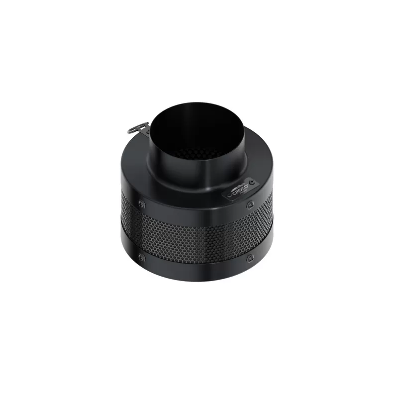 Croco Filters Black 80-120 m³/h fi 100mm - filtr węglowy do neutralizacji zapachów Croco Filters Black 80-120 m³/h fi 100mm - filtr węglowy do neutralizacji zapachów