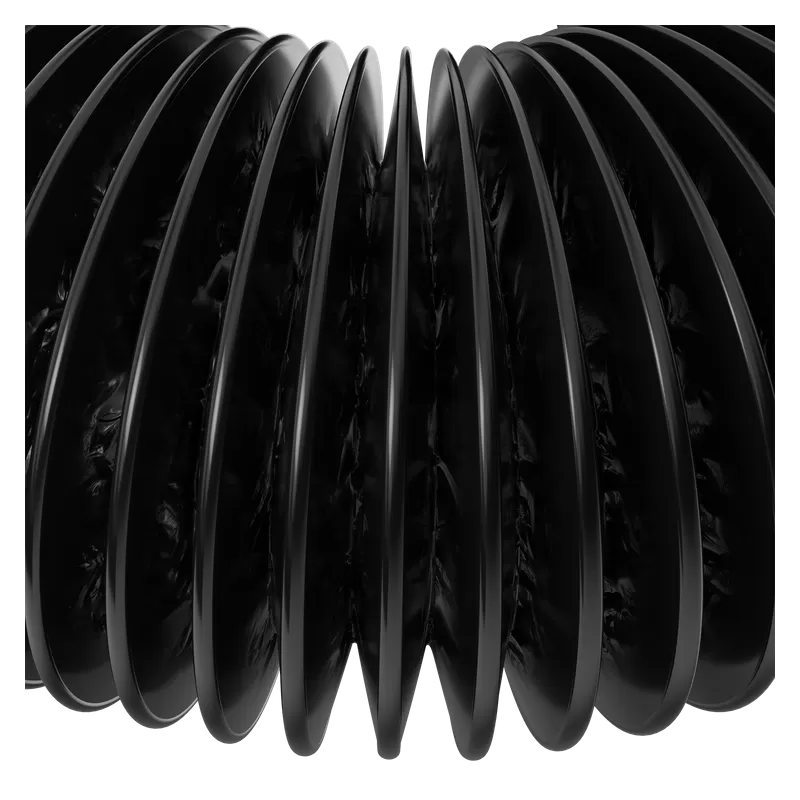 CROCO Duct 150mm 2m - czarny przewód wentylacyjny 4-warstwowy nieprzepuszczający światła