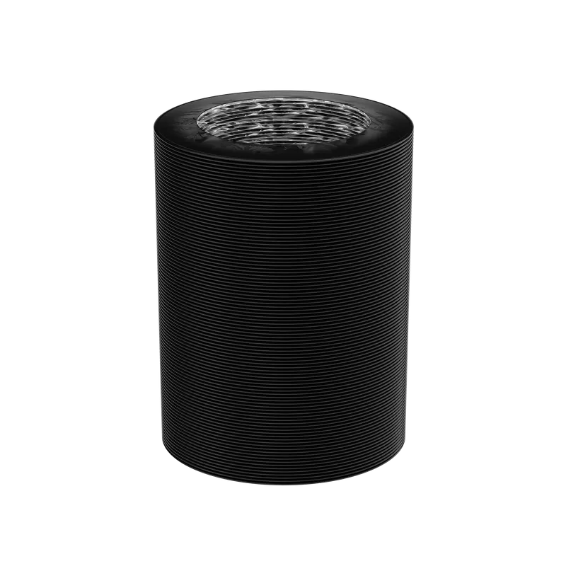 CROCO Duct 150mm 2m - czarny przewód wentylacyjny 4-warstwowy nieprzepuszczający światła