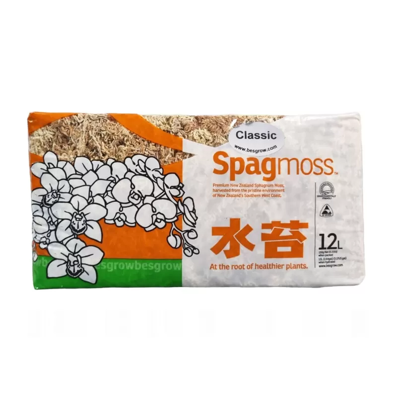 Besgrow Mech torfowiec Sphagnum Spagmoss Classic 150G 12L Besgrow Mech torfowiec Sphagnum Spagmoss Classic 150G 12L