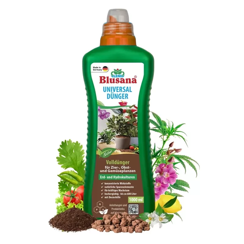 Blusana Nawóz uniwersalny do hydroponiki / pielęgnacja roślin ozdobnych, owoców i warzyw 250ml Blusana Nawóz uniwersalny do hydroponiki / pielęgnacja roślin ozdobnych, owoców i warzyw 250ml