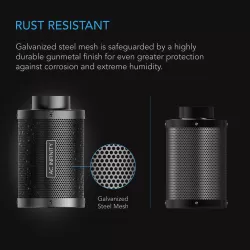 AC Infinity Carbon Filter fi 200mm 1300 m3/h filtr węglowy premium AC Infinity Carbon Filter fi 200mm 1300 m3/h filtr węglowy premium