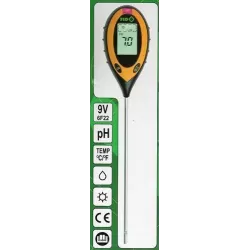 Elektroniczny tester podłoża 4w1 miernik pH gleby FLO Elektroniczny tester podłoża 4w1 miernik pH gleby FLO