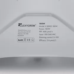 LUCKYGROW X-SERIES 180W 2.6 µmol/J - lampa LED do uprawy roślin | pokrycie do 80x80cm LUCKYGROW X-SERIES 180W 2.6 µmol/J - lampa LED do uprawy roślin | pokrycie do 80x80cm
