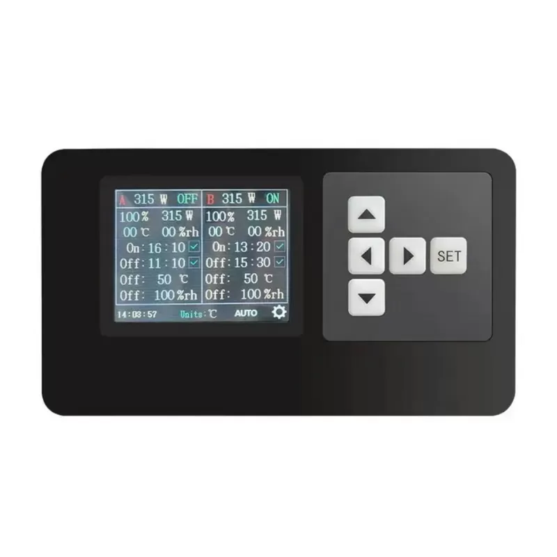Kontroler LED do max. 100 lamp - RJ14 / RJ12 - TIMER / REGULACJA TEMP. & WILGOTNOŚCI Kontroler LED do max. 100 lamp - RJ14 / RJ12 - TIMER / REGULACJA TEMP. & WILGOTNOŚCI