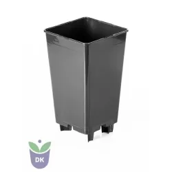 Doniczka kwadratowa produkcyjna na nóżkach 2L 12x12x21cm