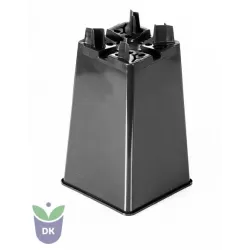 Doniczka kwadratowa produkcyjna na nóżkach 2L 12x12x21cm