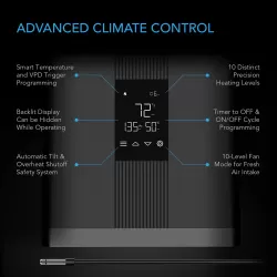 AC Infinity THERMOFORGE T3 – Grzejnik/Ogrzewacz do Roślin, 10 Poziomów Ciepła + Przewód do Namiotu Uprawowego