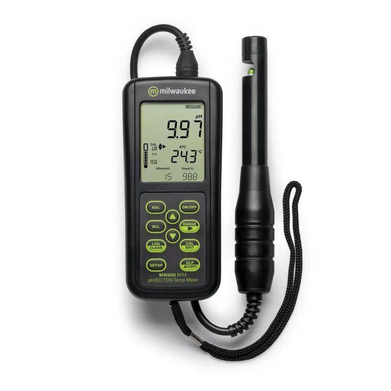 Milwaukee MW806 PRO - miernik 4w1 pH/EC/TDS/Temp / combo meter Milwaukee MW806 PRO - miernik 4w1 pH/EC/TDS/Temp / combo meter