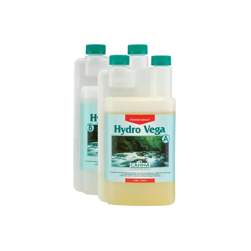 Nawóz Canna Hydro Vega 2x1L Soft Water - nawóz do hydroponiki na wzrost / woda miękka Nawóz Canna Hydro Vega 2x1L Soft Water - nawóz do hydroponiki na wzrost / woda miękka