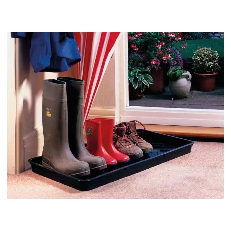 Taca do przechowywania butów Garland Boot Tray Black czarna 79x40x4cm