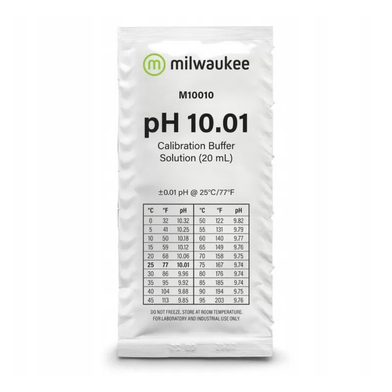 Milwaukee płyn do kalibracji miernika pH 10.01 20ml Milwaukee płyn do kalibracji miernika pH 10.01 20ml
