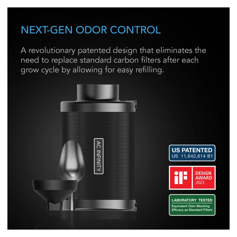 Zestaw uprawowy growbox AC Infinity 120x120x200cm - gotowy zestaw do uprawy z wentylacją, filtrem i lampą IONFRAME EVO6 500W 3.1