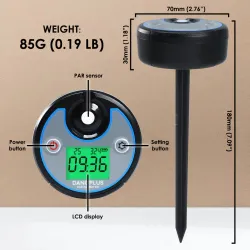 Danoplus PAR-499 PAR / DLI meter - miernik współczynnika PAR oraz DLI
