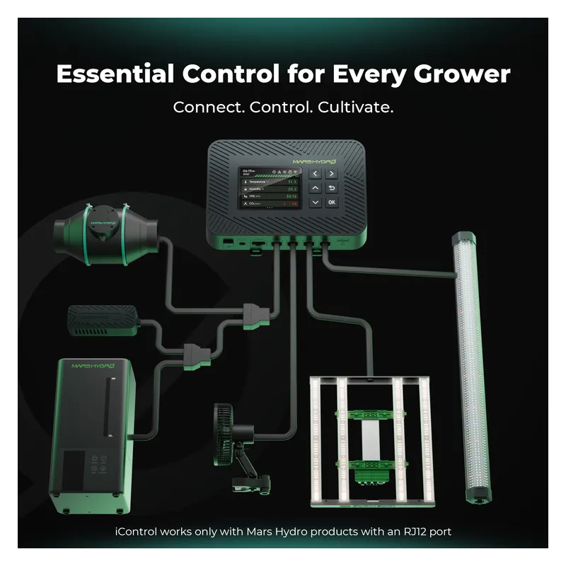 Mars Hydro Controller 43 - Inteligentny kontroler środowiska z czujnikiem temperatury/wilgotności/światła 3w1
