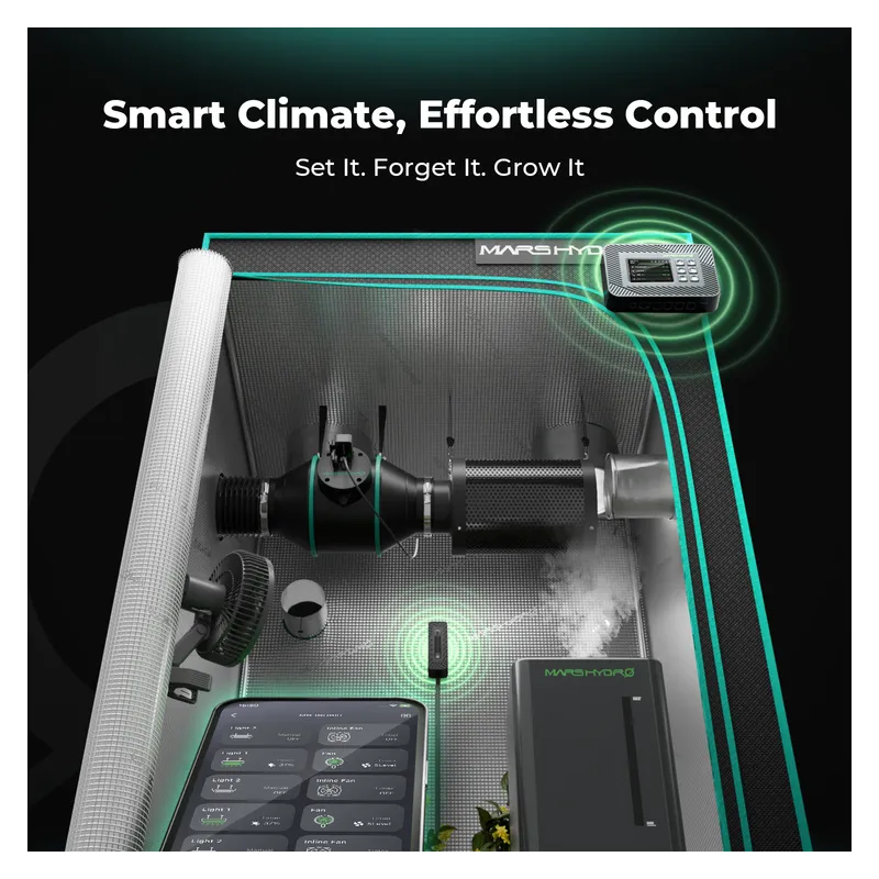 Mars Hydro Controller 43 - Inteligentny kontroler środowiska z czujnikiem temperatury/wilgotności/światła 3w1