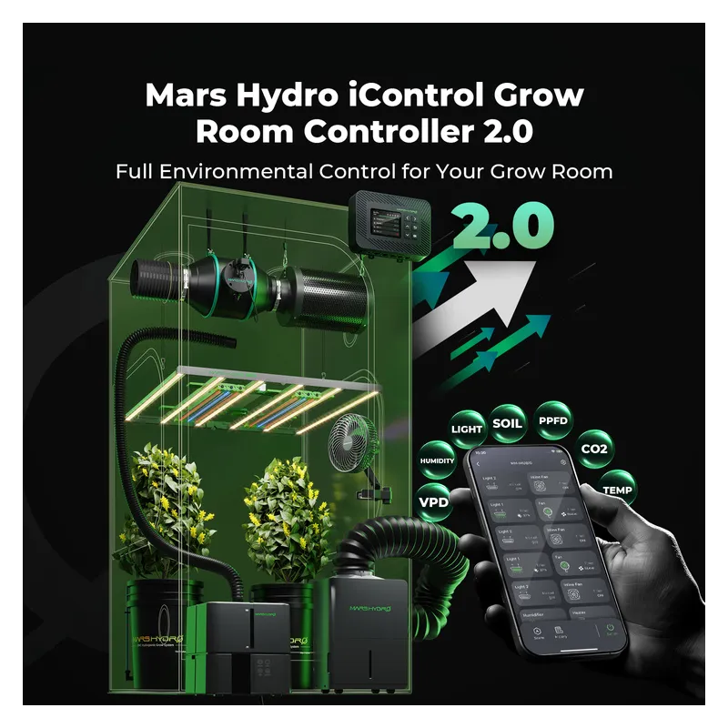 Mars Hydro Controller 43 - Inteligentny kontroler środowiska z czujnikiem temperatury/wilgotności/światła 3w1