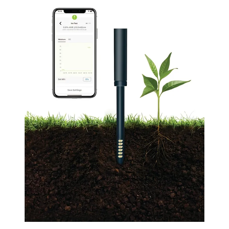 iBebot SoilQuality – inteligentny czujnik wilgotności i EC gleby | data logger