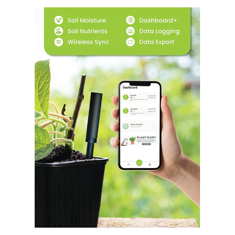 iBebot SoilQuality – inteligentny czujnik wilgotności i EC gleby | data logger