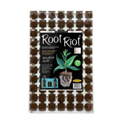 Growth Technology Root Riot Tray 77 - kostki gąbki torfowe do sadzonek / klonów taca 77szt