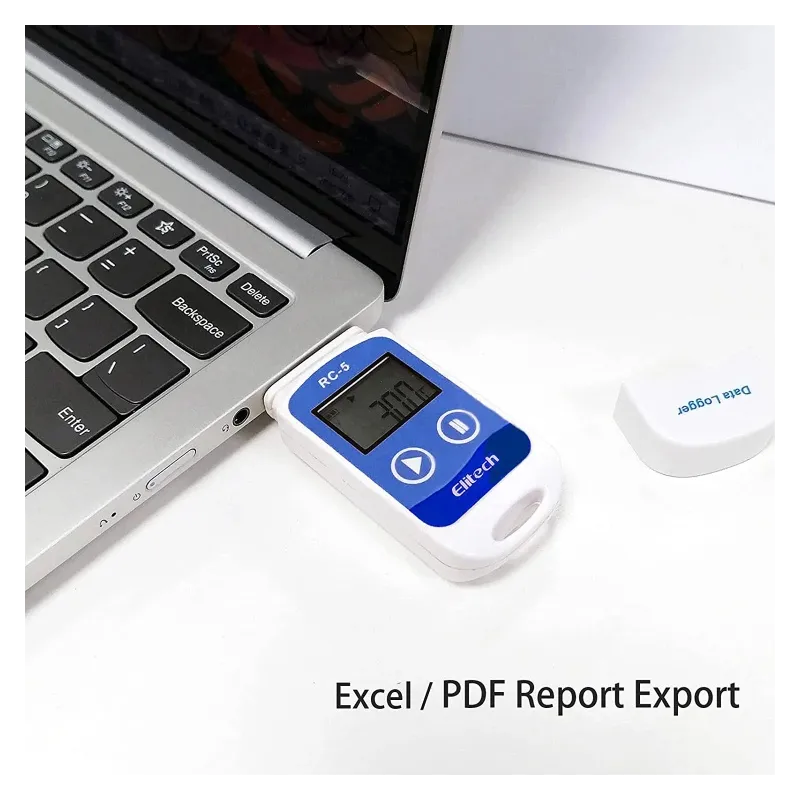 Elitech Przenośny rejestrator temperatury USB RC-5 z ekranem | data logger Elitech Przenośny rejestrator temperatury USB RC-5 z ekranem | data logger