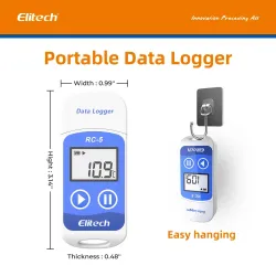 Elitech Przenośny rejestrator temperatury USB RC-5 z ekranem | data logger Elitech Przenośny rejestrator temperatury USB RC-5 z ekranem | data logger