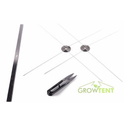 Przezroczysty trymer do obróbki roślin 19"