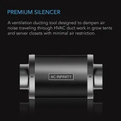 AC Infinity Inline Duct Silencer fi 150mm tłumik akustyczny AC Infinity Inline Duct Silencer fi 150mm tłumik akustyczny