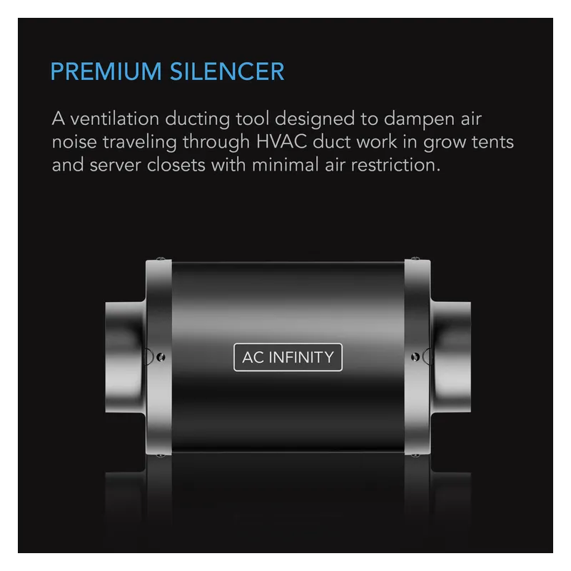 AC Infinity Inline Duct Silencer fi 150mm tłumik akustyczny AC Infinity Inline Duct Silencer fi 150mm tłumik akustyczny