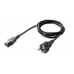 Kabel zasilający do zasilacza / lampy GRUBY 3x1mm 2m