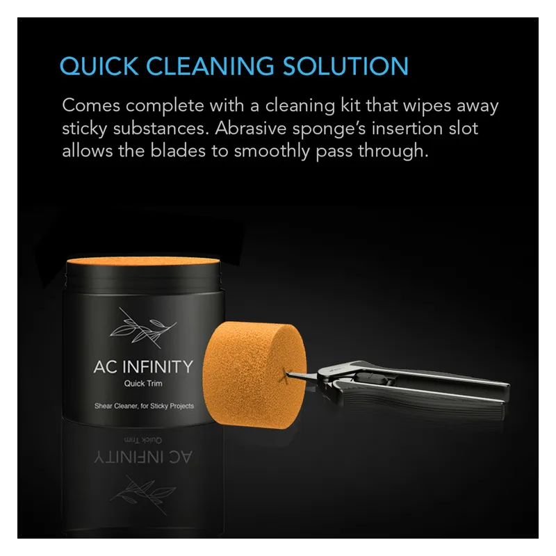 AC Infinity Nożyczki sprężynowe nierdzewne dł. ostrza 16.8 cm z zestawem do czyszczenia