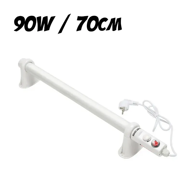 Grzejnik Rurowy Z Termostatem 90W / 70CM, do szklarni, IP44, EcoHeat, grzałka Grzejnik Rurowy Z Termostatem 90W / 70CM, do szklarni, IP44, EcoHeat, grzałka
