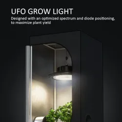 Lampa LED 200W DUAL, UFO-Eco, oświetla 80x80cm, Full Spectrum
