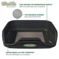 TrimBin Compele Set - Taca do trymowania kwiatów i ziół na sucho 48x30x15cm