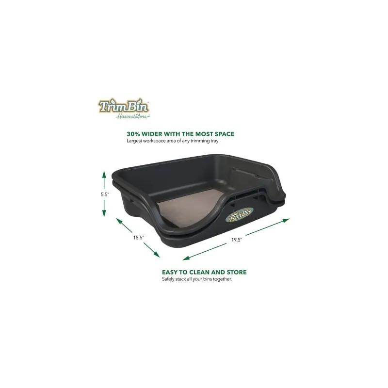 TrimBin Compele Set - Taca do trymowania kwiatów i ziół na sucho 48x30x15cm