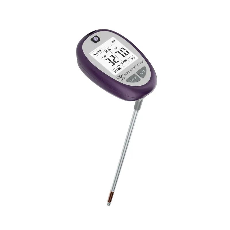 GALAXYFARM 4w1 Miernik Gleby – pH, Wilgotność, Nasłonecznienie, Temperatura