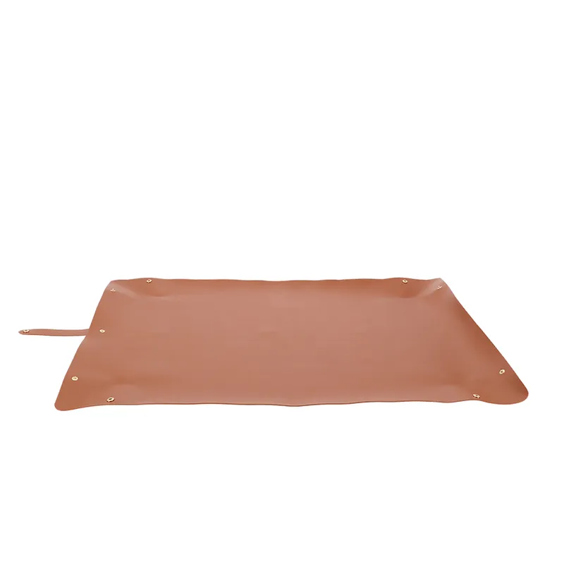 Esschert Design – Mata do przesadzania roślin ze skóry ekologicznej 73,5×49×10cm