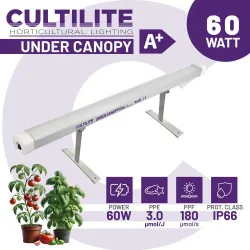 Cultilite 60W Under Canopy 3,0 µmol/J - suplementacyjne światło LED do roślin