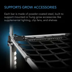 AC Infinity Heavy-Duty Mounting Bars 120cm - stelaż wzmacniający do namiotów, 4 belki