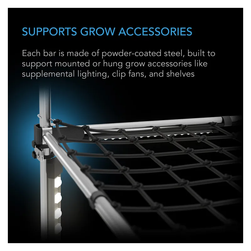 AC Infinity Heavy-Duty Mounting Bars 120cm - stelaż wzmacniający do namiotów, 4 belki