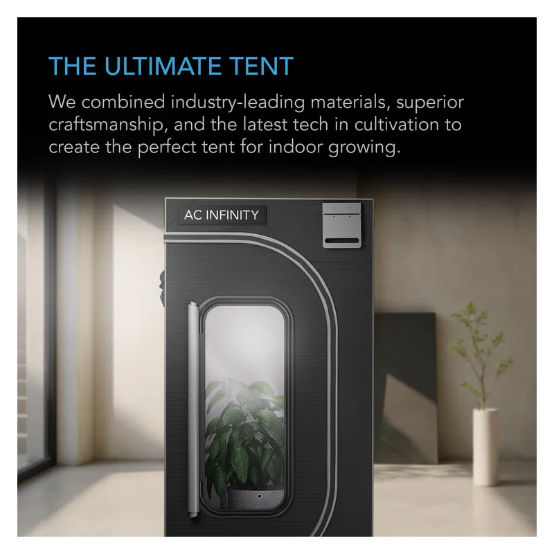 AC Infinity Cloudlab 866 150x150x200cm Mylar 2000D namiot do uprawy
