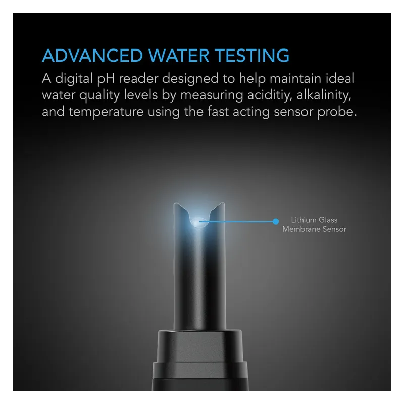 AC Infinity pH Meter PRO Kit z wymienną elektrodą - miernik pH i temp. + płyny kalibracyjne